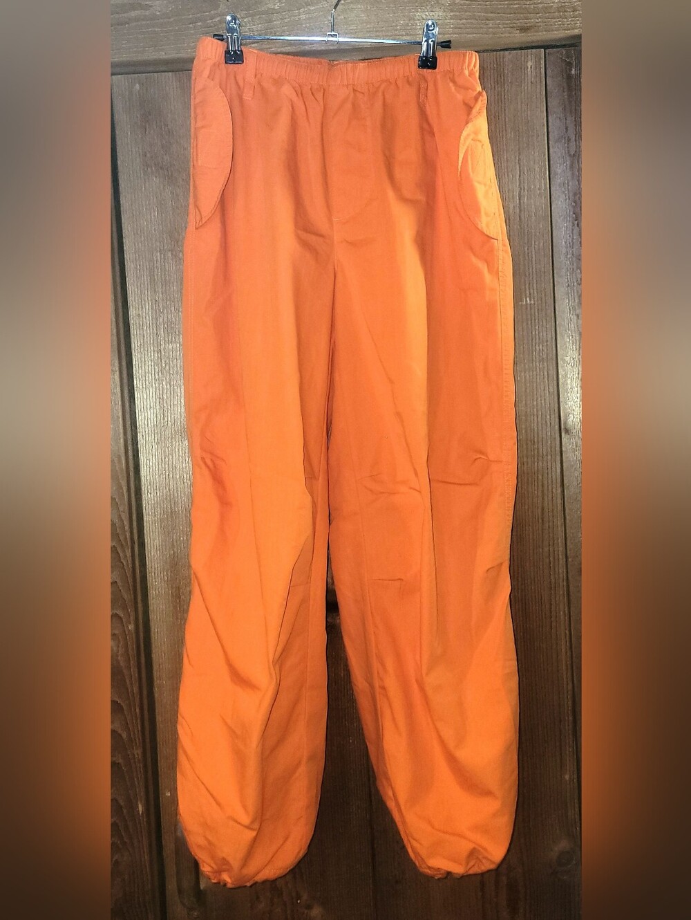 BDG Vibrant Orange Elastic-Waist Joggers